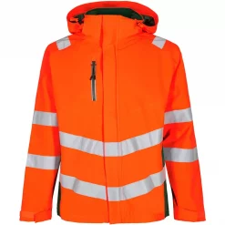 Engel Workwear Engel Safety Shelljacke, Hi-vis Gelb/Schwarz