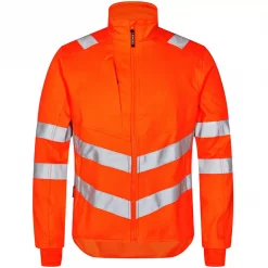 Engel Workwear Engel Safety Arbeitsjacke, Hi-vis orange/Grau