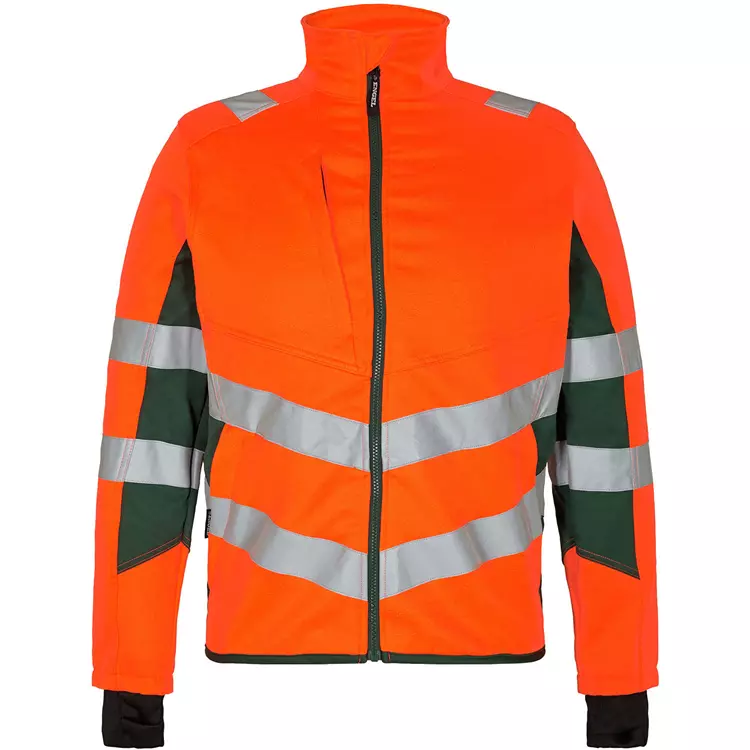 Engel Workwear Engel Safety Arbeitsjacke, Hi-vis Rot/Schwarz – Bild 7