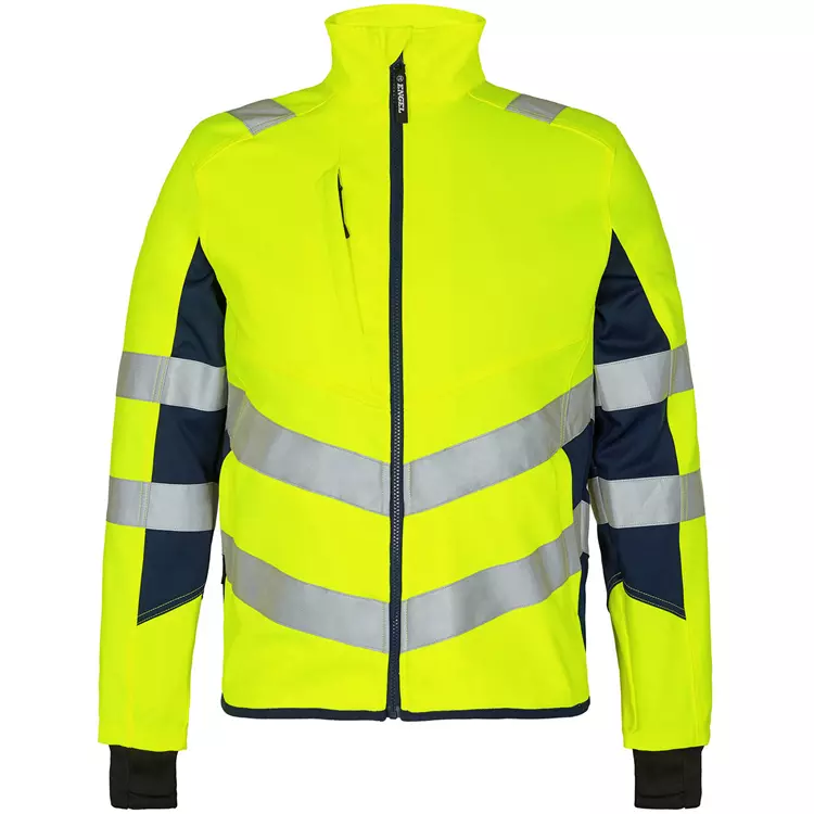 Engel Workwear Engel Safety Arbeitsjacke, Hi-vis Rot/Schwarz – Bild 3