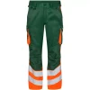 Engel Workwear Engel Safety Light Arbeitshose, Grün/Hi-Vis Orange Schwarz/hi-vis Orange