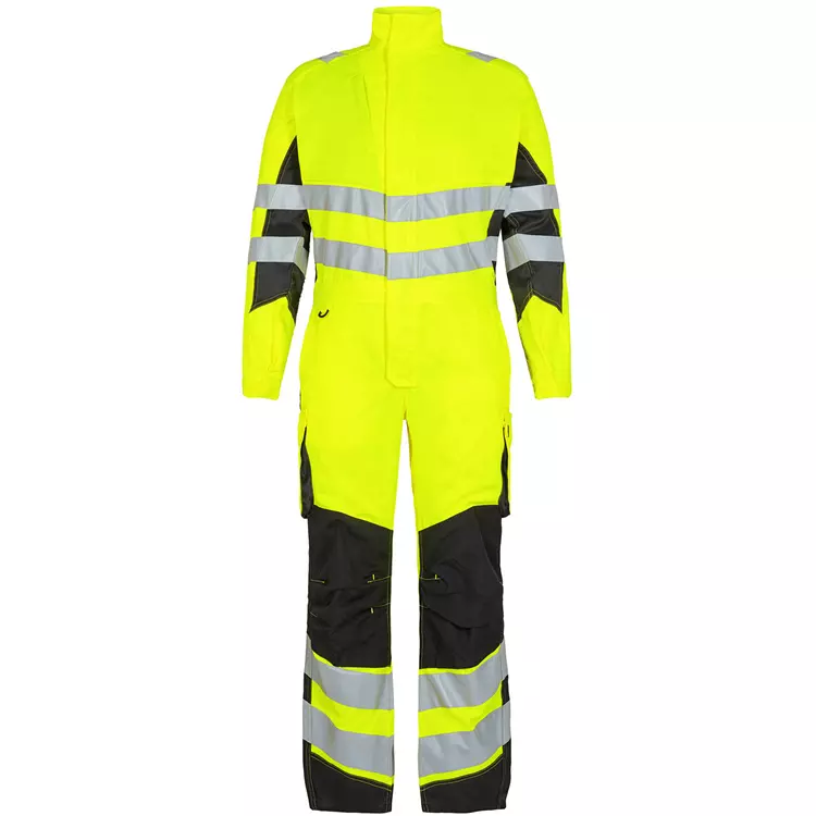 Engel Workwear Engel Safety Light Overall, Gelb/Blue Ink – Bild 5