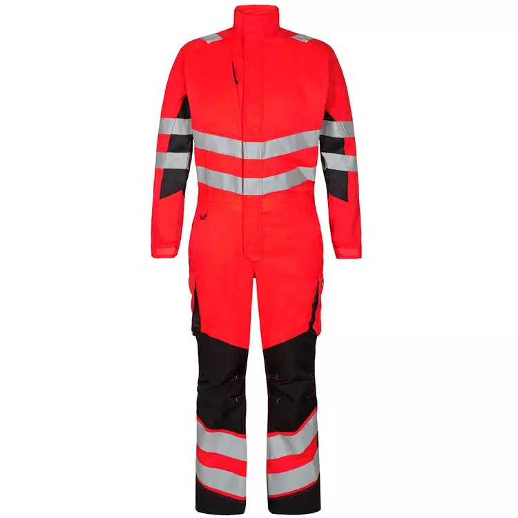 Engel Workwear Engel Safety Light Overall, Hi-vis orange/Grau – Bild 2