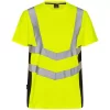 Engel Workwear Engel Safety T-shirt, Hi-vis orange/Grau