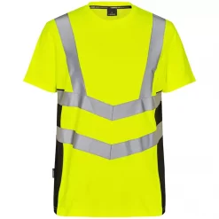 Engel Workwear Engel Safety T-shirt, Hi-vis Gelb/Schwarz
