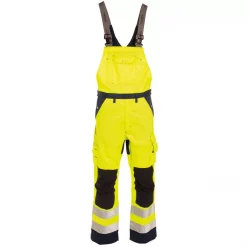 Tranemo Workwear Tranemo CE-ME Latzhose, Hi-vis Orange/Marine
