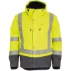 Tranemo Workwear Tranemo CE-ME Winterjacke, Hi-vis Gelb/Grau