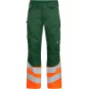Engel Workwear Engel Safety Arbeitshose, Schwarz/Hi-Vis Rot