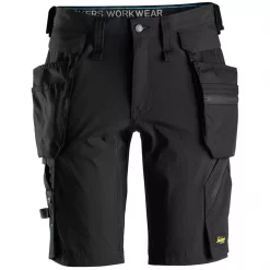 Snickers Workwear Snickers LiteWork Handwerkershorts full stretch, Schwarz