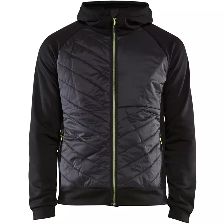 Blåkläder hybrid Hoodie, Dunkel Marine Blau/Schwarz – Bild 4