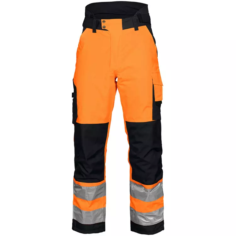 ProJob Gefütterte Arbeitshose 6514, Hi-vis orange/Grau – Bild 2