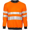ProJob Sweatshirt 6101, Orange/Grau