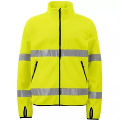 ProJob Fleecejacke 6327, Hi-Vis Orange/Schwarz