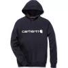 Carhartt Workwear Carhartt Force Delmont Graphic Hoodie, Asphalt Heather Navy Heather