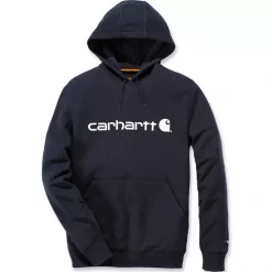 Carhartt Workwear Carhartt Force Delmont Graphic Hoodie, Black Heather