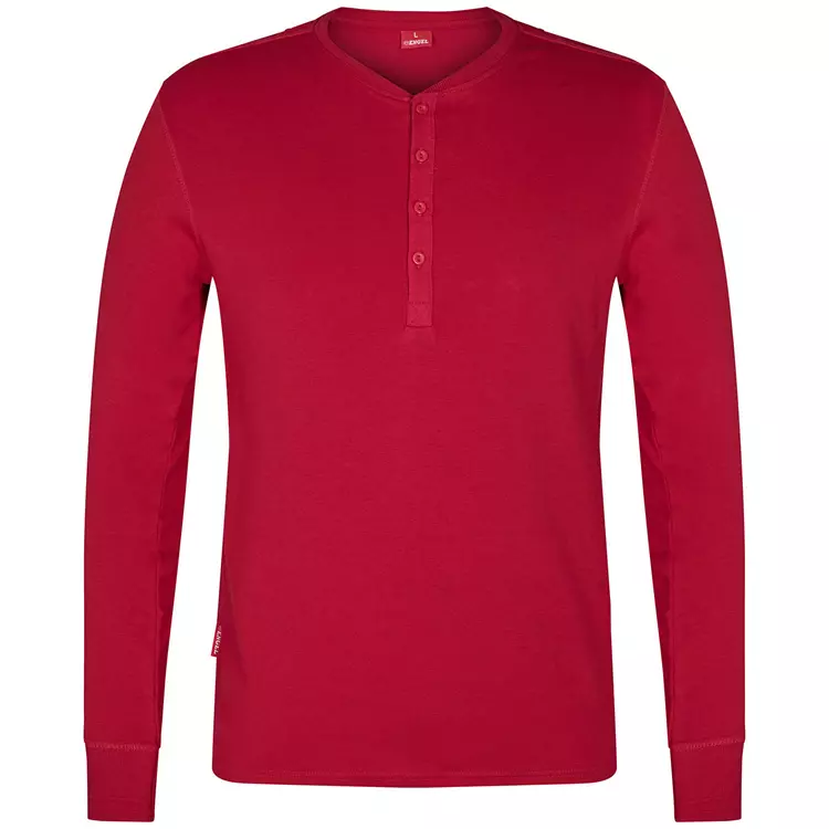 Engel Workwear Engel Grandad langärmliges T-Shirt, Schwarz – Bild 7