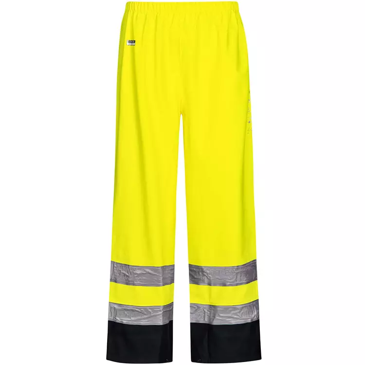 Lyngsøe Rainwear Lyngsøe Regenhose, Hi-vis gelb/marine – Bild 3