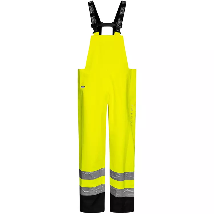 Lyngsøe Rainwear Lyngsøe Regenlatzhose, Hi-vis Orange/Marine – Bild 2