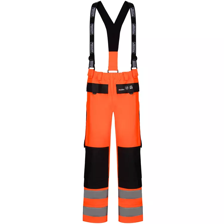Lyngsøe Rainwear Lyngsøe Regenhose, Hi-Vis rot/marine – Bild 2