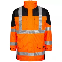 Lyngsøe Rainwear Lyngsøe Winterjacke, Hi-Vis Orange/Schwarz
