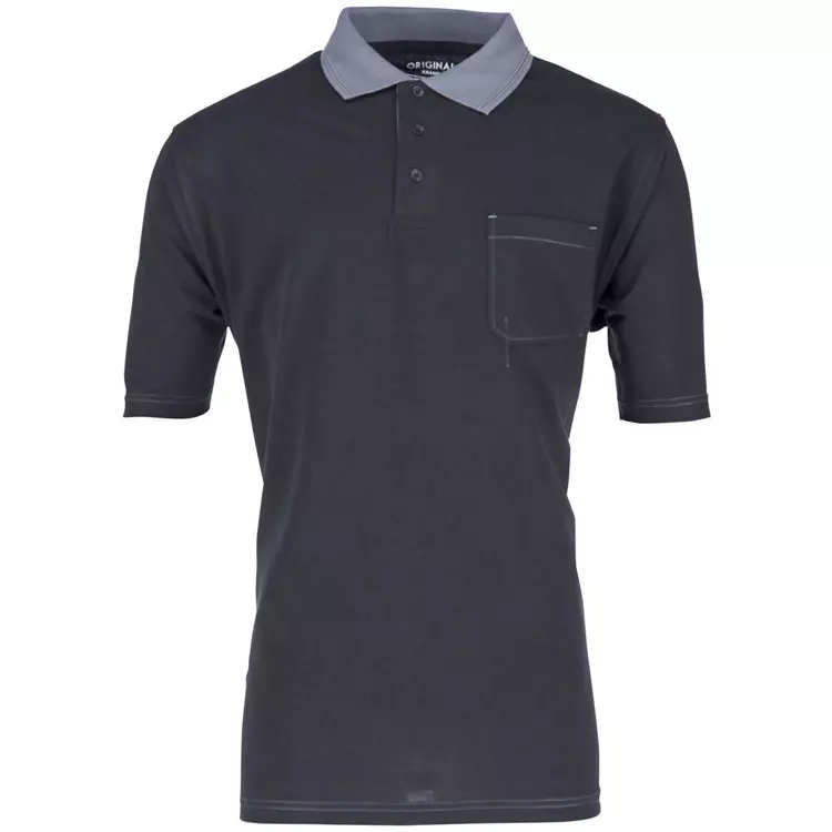 Kramp Original Poloshirt, Schwarz/Grau – Bild 2