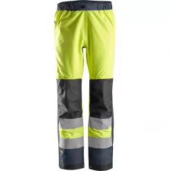 Snickers Workwear Snickers AllroundWork Shellhose, Hi-vis gelb/marine