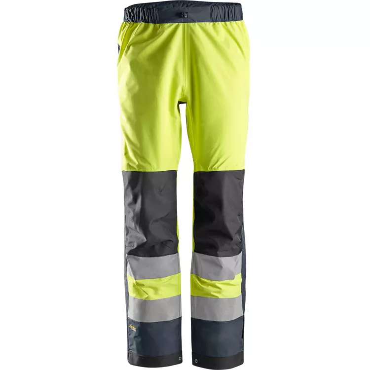 Snickers Workwear Snickers AllroundWork Shellhose, Hi-vis gelb/marine