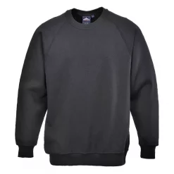 Portwest Roma Sweatshirt, Schwarz