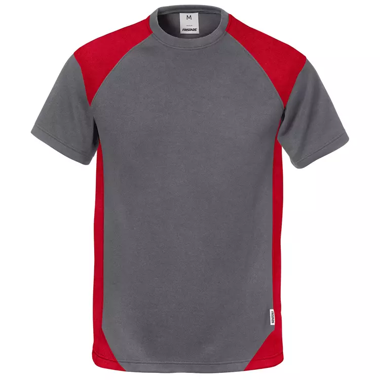 Fristads Image T-Shirt 7046, Grau/Rot – Bild 3