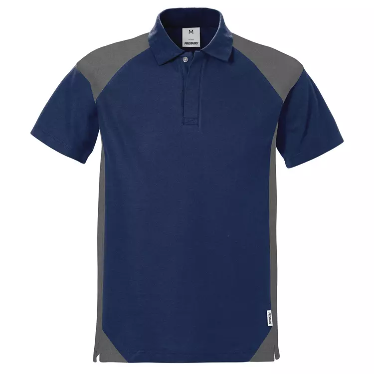 Fristads Poloshirt, Grau/Schwarz – Bild 7