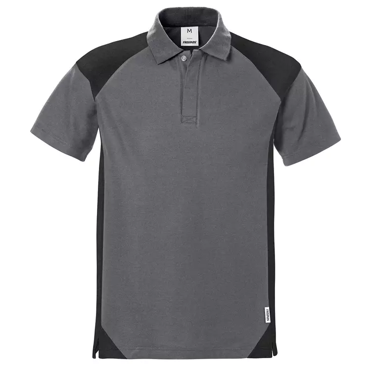 Fristads Poloshirt, Grau/Schwarz – Bild 8