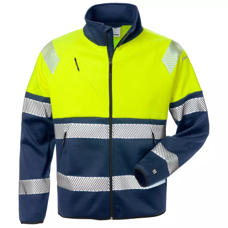 Fristads Sweatjacke 4517, Hi-vis Gelb/Schwarz