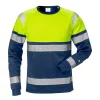 Fristads langärmliges T-Shirt 7519, Hi-vis Gelb/Schwarz