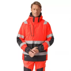 Helly Hansen Workwear Helly Hansen Alna 2.0 Winterjacke, Hi-vis Rot/Charcoal