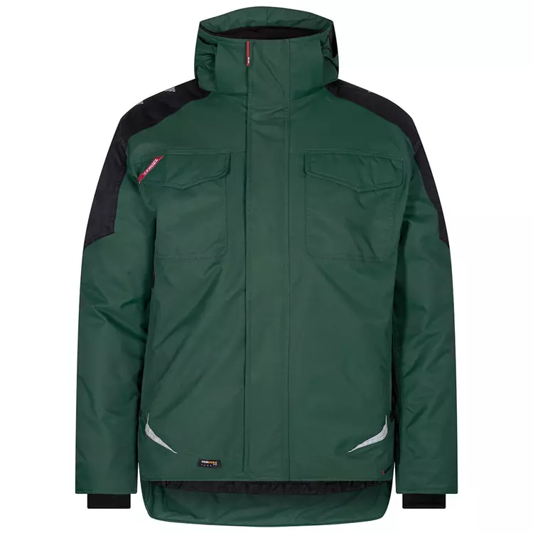 Engel Workwear Engel Galaxy Winterjacke, Weiß/Anthrazitgrau Waldgrün/schwarz – Bild 2