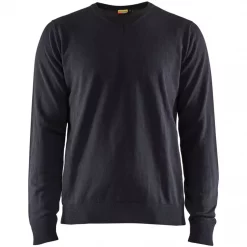 Blåkläder Strickpullover, Schwarz