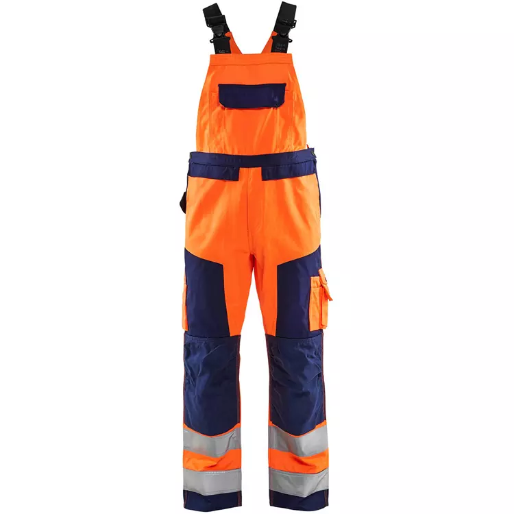 Blåkläder Arbeitslatzhose, Hi-Vis rot/schwarz – Bild 5