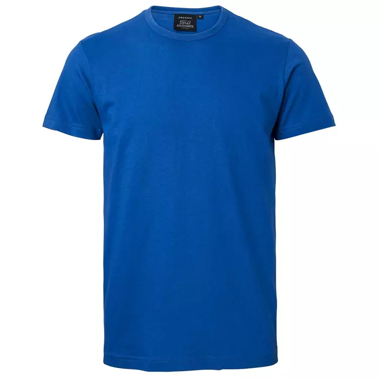 South West Delray Bio T-Shirt, Blau – Bild 7