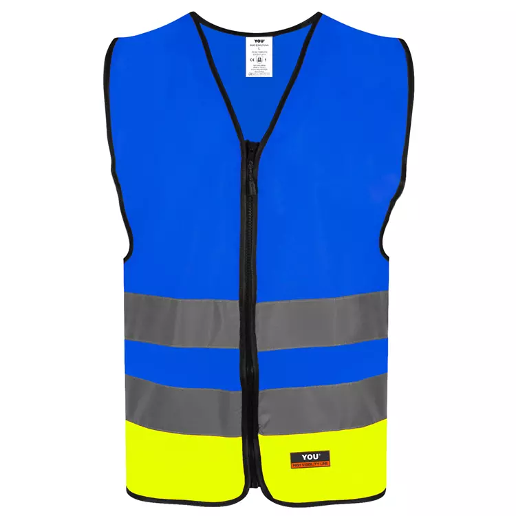 YOU Eskilstuna Reflexweste, Kornblumenblau – Bild 4