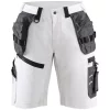 Blåkläder Handwerkershorts X1500, Weiss/dunkelgrau