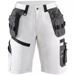 Blåkläder Handwerkershorts X1500, Weiss/dunkelgrau