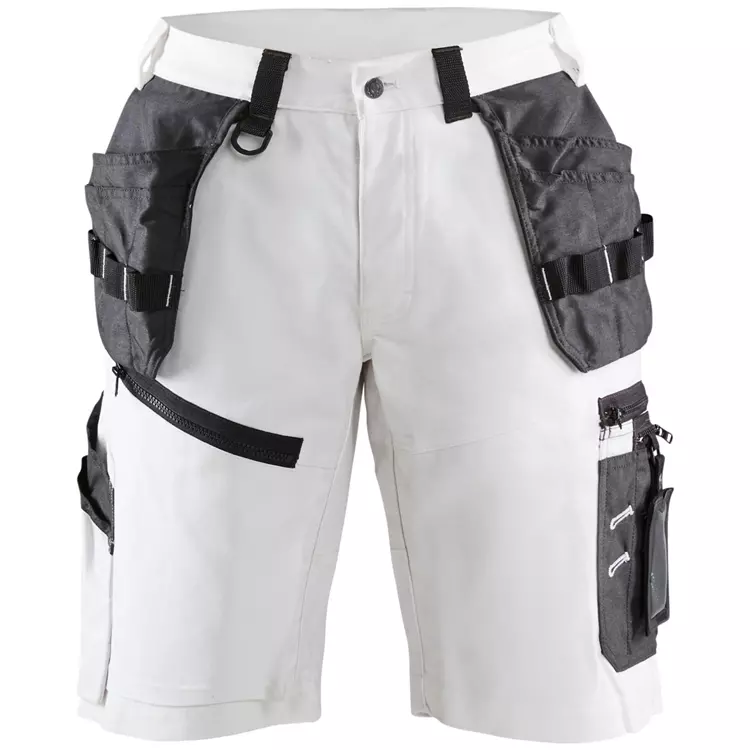 Blåkläder Handwerkershorts X1500, Weiss/dunkelgrau