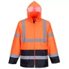 Portwest Regenjacke, Hi-vis Orange/Marine