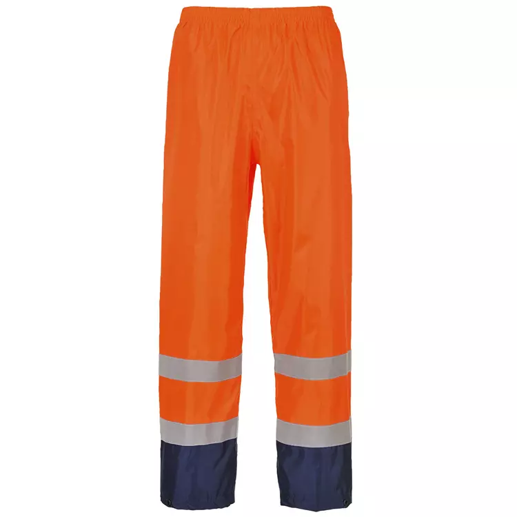 Portwest Regenhose, Hi-Vis gelb/marine