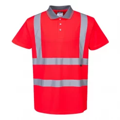 Portwest Poloshirt, Hi-Vis Rot