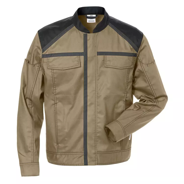 Fristads Arbeitsjacke 4555, Schwarz/Hi-Vis Gelb – Bild 3