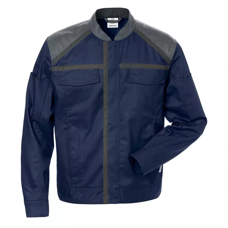 Fristads Arbeitsjacke 4555, Schwarz/Hi-Vis Gelb – Bild 5