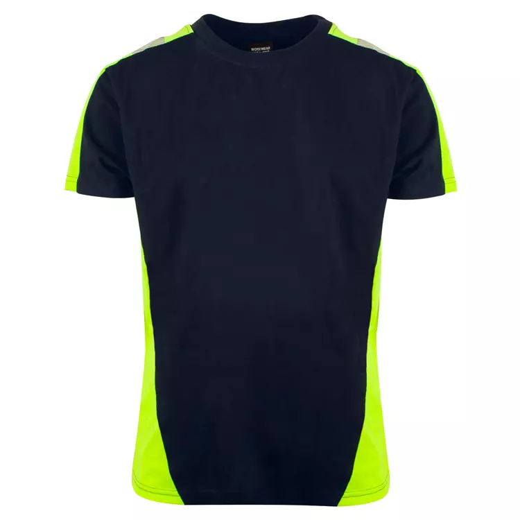 YOU Allentown Pro T-Shirt, Schwarz/Hi-Vis Gelb