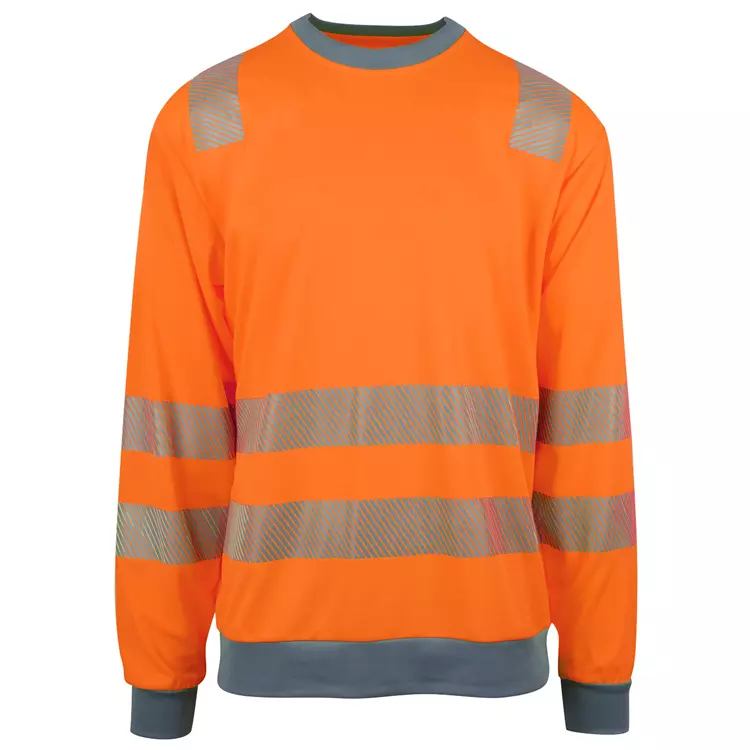 YOU Sundsvall langärmliges T-Shirt, Hi-Vis Gelb – Bild 2