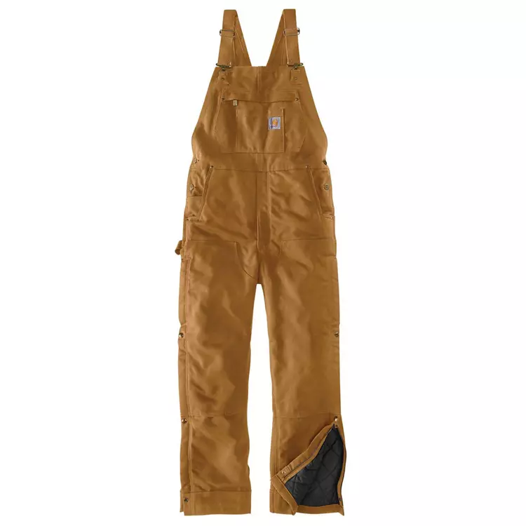 Carhartt Workwear Carhartt Firm Duck Latzhose, Schwarz – Bild 2